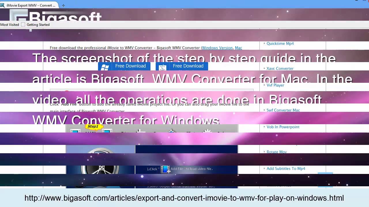 bigasoft imovie converter for mac